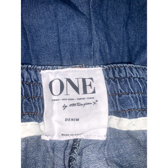 One By One Teaspoon Women's Blue‎ Super Trackie Harem Shorts Size XS - Picture 11 of 13